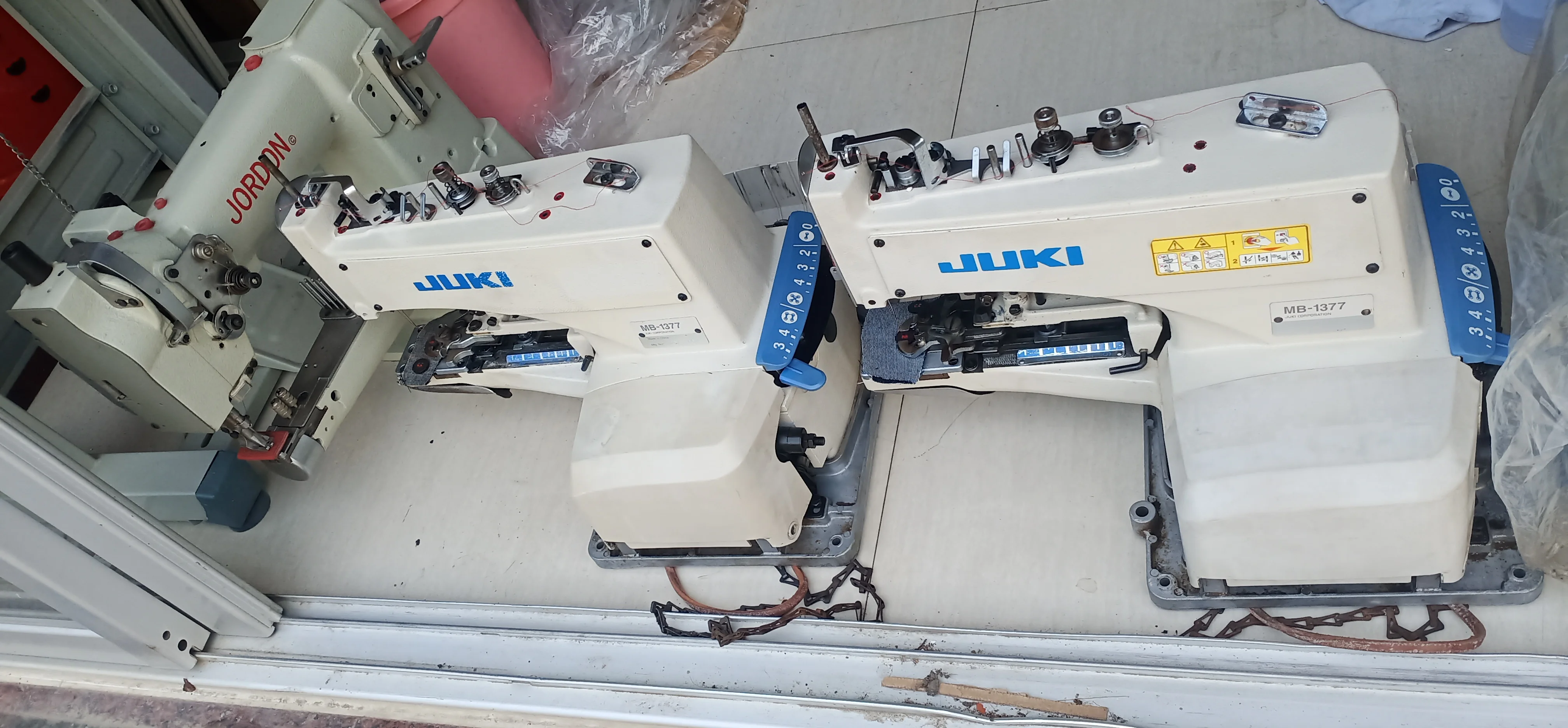 JUKI ジューキ LK-1900 MB-372 単糸環縫いボタン付けミシン 100V 電動