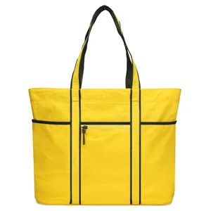 Wholesale Heavy Duty Large Capacity Nylon Tote Bag  for Women Shopping Tote Thick Blank with  Handle Logo