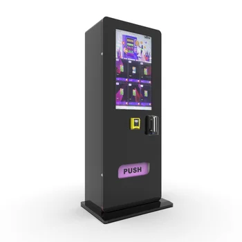 Retail vending machine tobacco vending machine with card reader QR code and game playing
