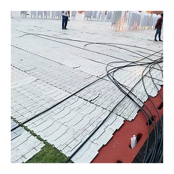 New Design Waterproof Outdoor Temporary Floor Tiles Event Hdpe Timber Wood Plastic Flooring Outdoor Event Flooring