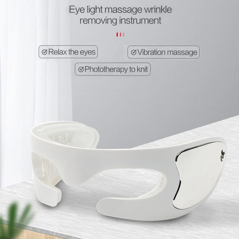 Mini Smart Fatigue Relief Relaxation Relieve Dark Circles Vibrating Ems Eye Care Massager Instrument Eyeglasses Frames