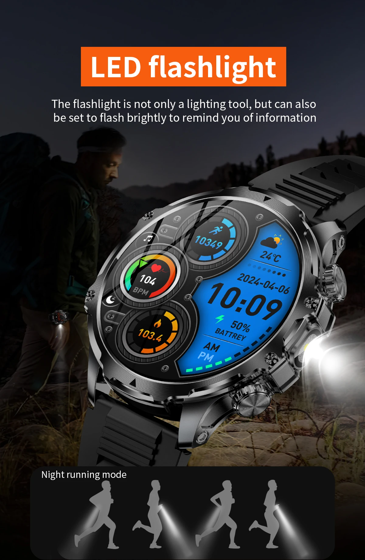 If you are searching for a supplier of a product with perfect quality control and highly competitive prices, which gives you an advantage in expanding your local market, then contact us now! Competitive suppliers of AK75 Relojes Outdoor Sport Smart Watch Flashlight 1.9Inch Big Screen BT Call Heart Rate Blood Oxygen Smartwatch for Men