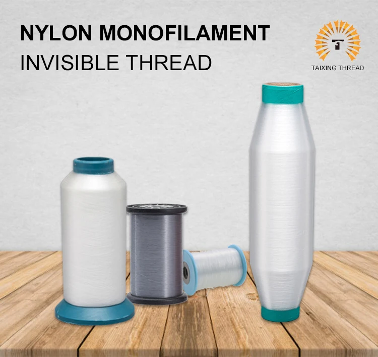 eco-friendly 0.1mm 100g transparent nylon monofilament