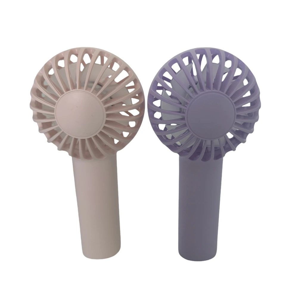Ventilateur de Poche Rechargeable 1200mah Mignon, Design Extérieur pour Enfants, en Injection Plastique