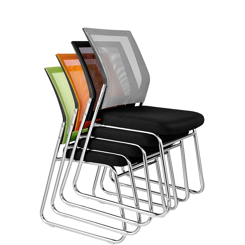 JSZM Wholesale Modern Red Brown Green Ergonor Event Office Hotel Reception Counter Stackable Visitor Meeting Conference Chairs