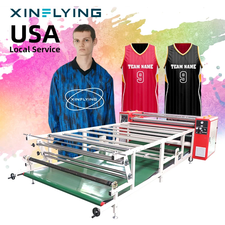 Mass Production Calender Sublimation Roller Heat Press Machine Calandra Transfer Printing Fabric Textile  Printing Machine on