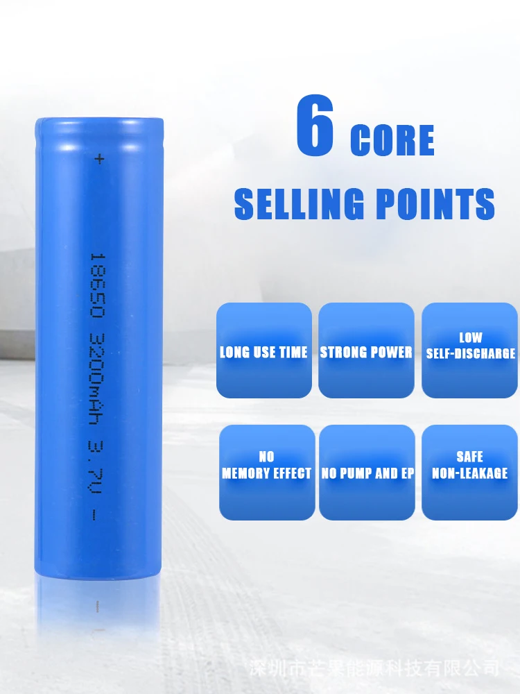 High Capacity Icr 18650 3.7v 1500mah Phosphate Cells Rechargeable