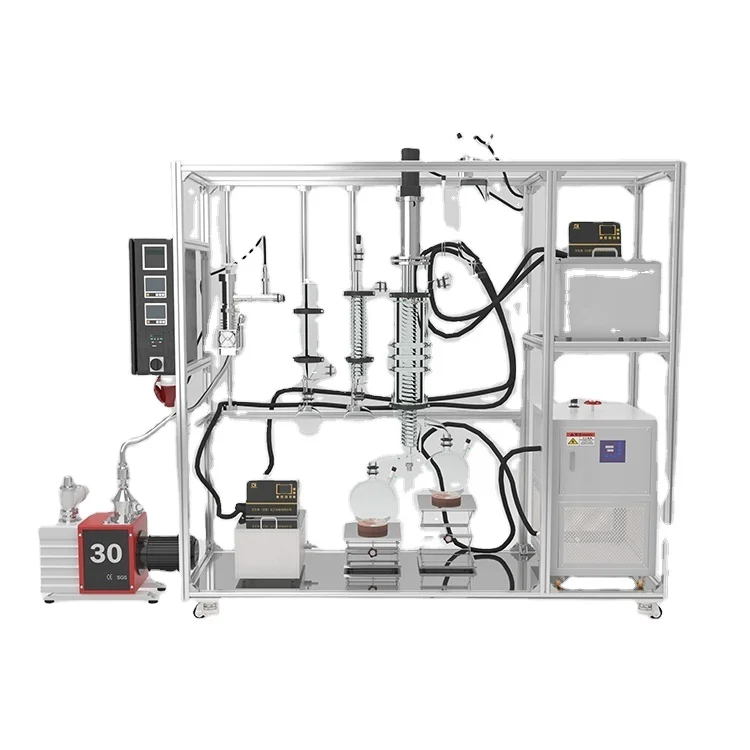 ASK SPD2 5 10 20 Electric Short Path Fractional Column Distillation Kit Organic Essential Oil Distiller Motor Engine Core