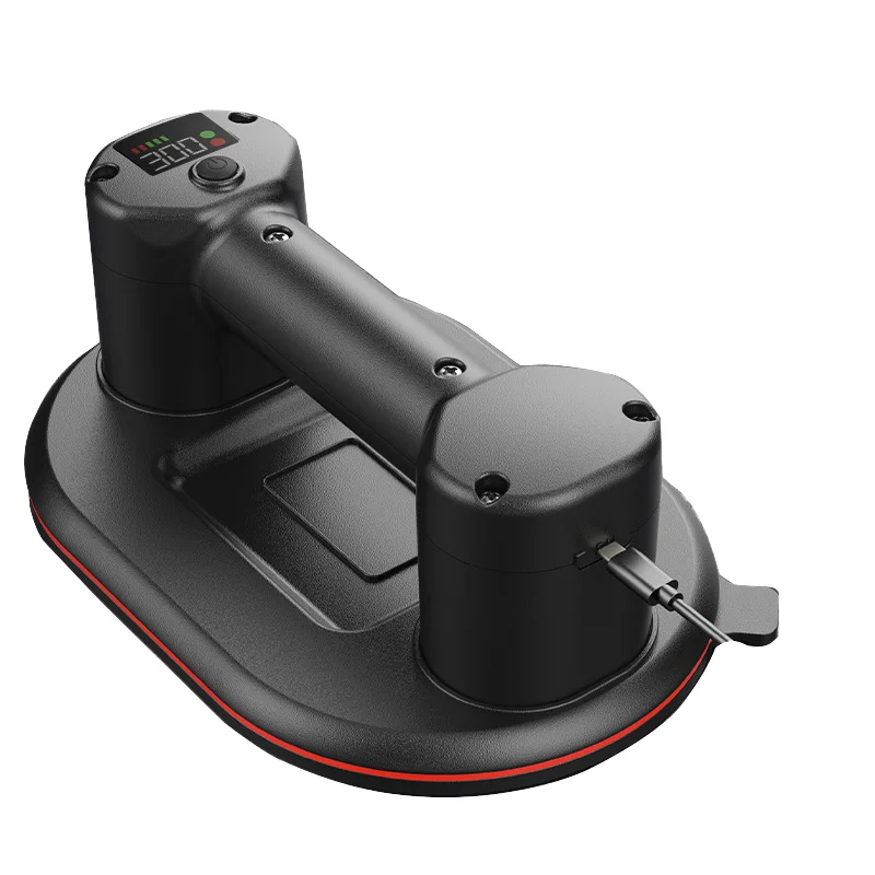 Kraftig genopladelig batteri, vakuum sugekop, automatisk start-stop, flise- og glaslyfter med kraftig sugevirkning