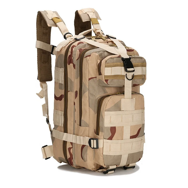 In Stock 30L Waterproof Tactical Rucksack for Hiking, Camping, and Hunting - Durable Nylon Backpack with Zipper Closure In Stock 30L Waterproof Tactical Rucksack for Hiking, Camping, and Hunting - Durable Nylon Backpack with Zipper Closure