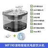 Black semi-transparent smart charging wireless model