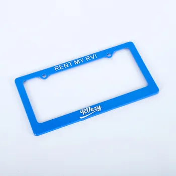 Wholesale Manufacturer's Cross-Border Foreign Trade US Standard License Plate Frames Plastic & Metal with Custom Logo Printing