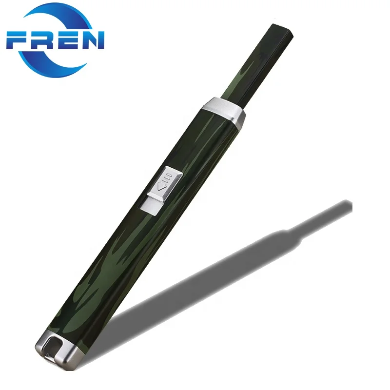 USB перезаряжаемая электронная дуговая зажигалка с длинной ручкой Кухонная Плита Гриль Зажигалка Кемпинг камин фейерверк сигаретный факел