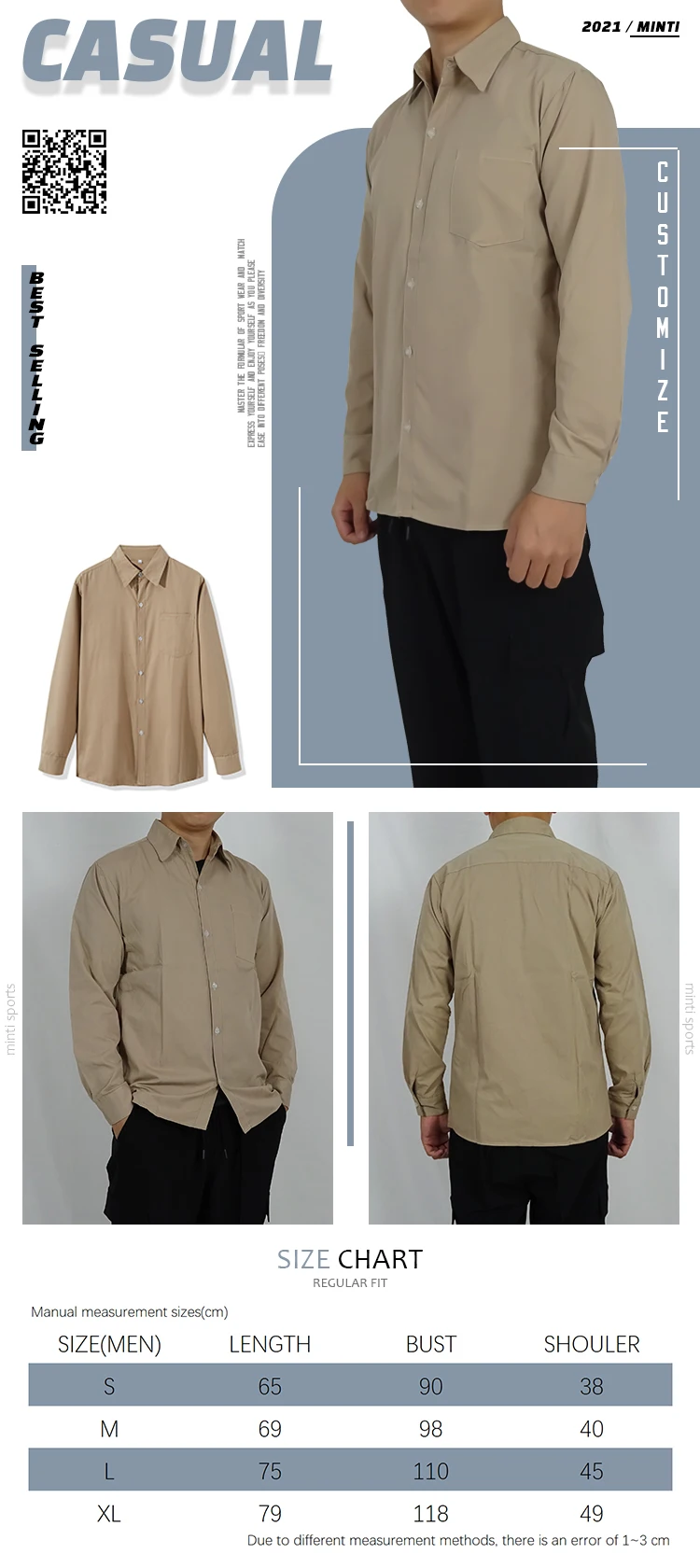 Custom Oem Standard Fit Uniform Cotton 