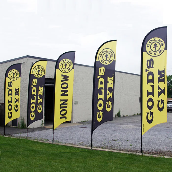 Pdyear Factory Free Design Events Sports Advertising Flying Banners Bali Bow Sail Swooper Custom Beach Feather Teardrop Flags