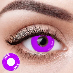 AFancy Pro Color Coscon 8 Colors Anime Eye Soft Lenses Disposable Silicone Hydrogel Contact Lenses Halloween Crazy Contact Lens