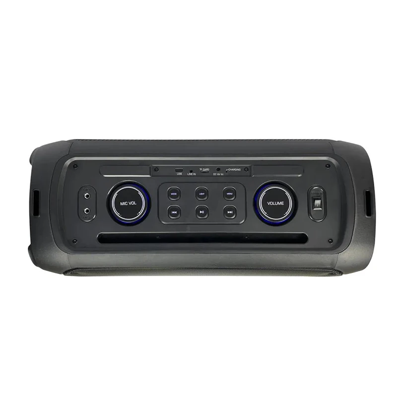 Indoor Inch Outdoor Big Speakers Sound Trolley Speaker Super Bass DJ  Speaker System Subwoofer Sound Boxes With LED Light