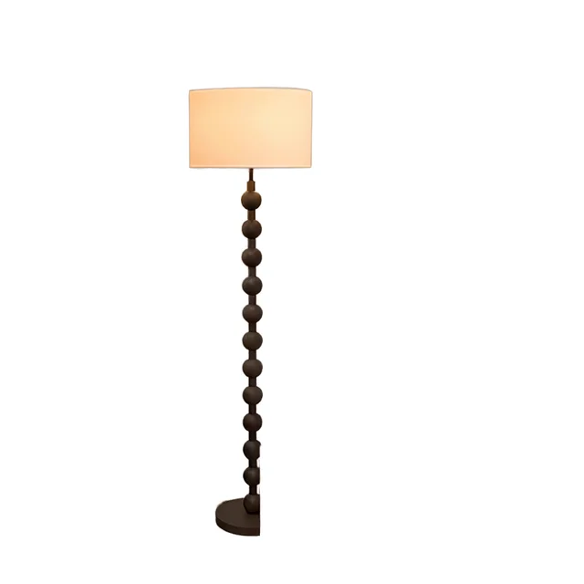 Modern Luxury Floor Lamp Retro Loft Art Design New Arrival Industrial Standing Lamp Iron Body LED Light Wooden for House Villa