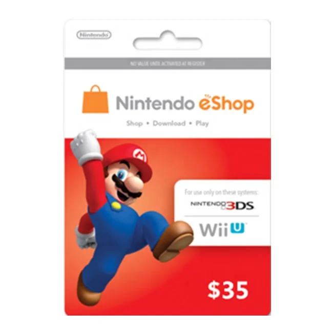 Nintendo American $20 Gift Card, 1 each