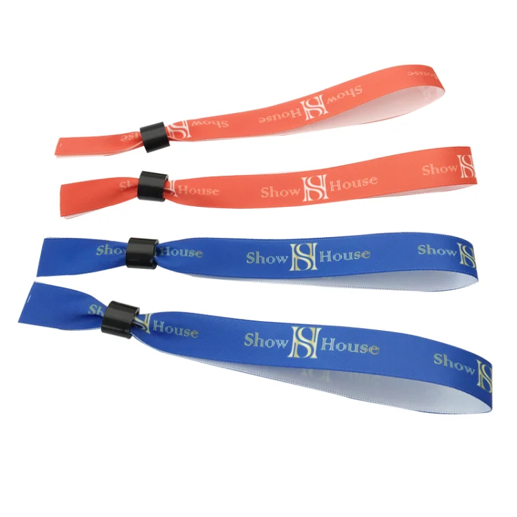 Wholesale Event Fabric Wristbands Promotion Wristbands Custom Logo