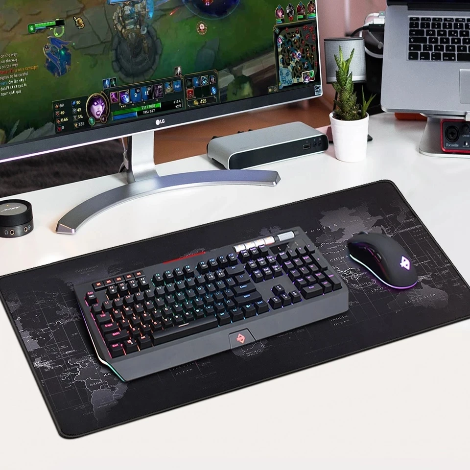 公式通販サイトセール ゲーミングマウスパッド大型マウスパッドゲーマーPC キーボード&マウスアクセサリ