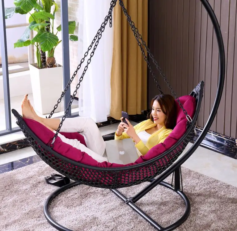 Indoor and Outdoor Hanging Chair Iron Hammock Hotel Home