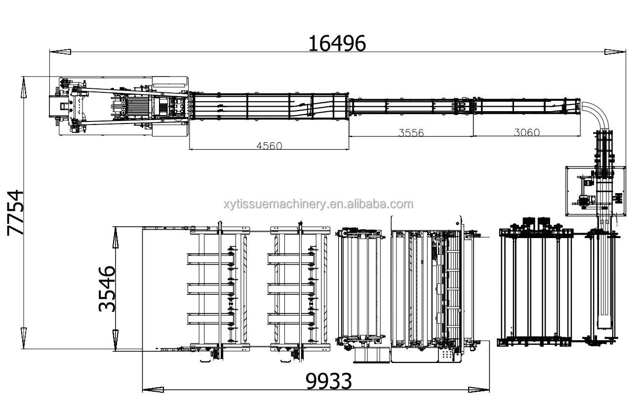 Ce High Speed Full Automatic Toilet Roll Paper Making Machine