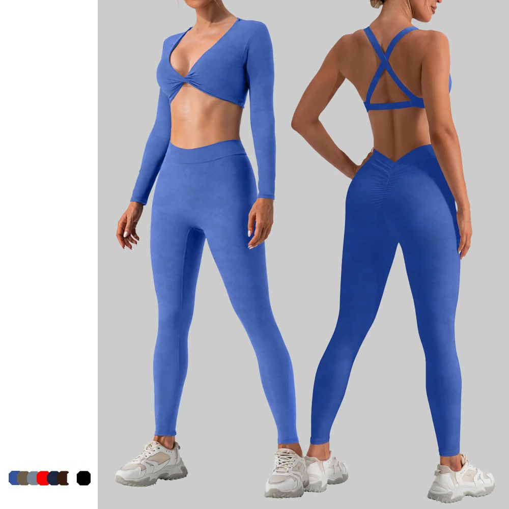 Oem Wholesale Yoga Sets Fitness High Elasticity Workout Set Women's Gym