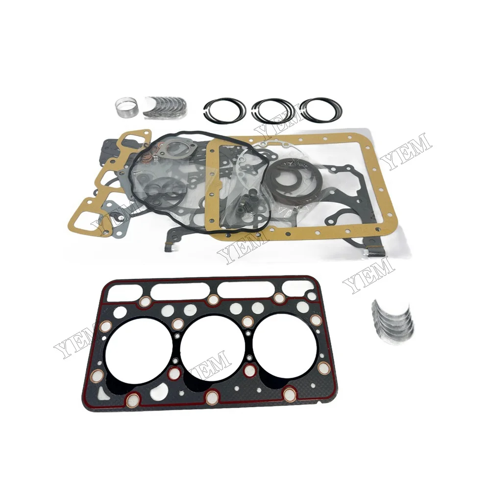For Kubota D1462 New Rebuild Piston Ring Cylinder Head Gasket Crankshaft Con Rod Bearing