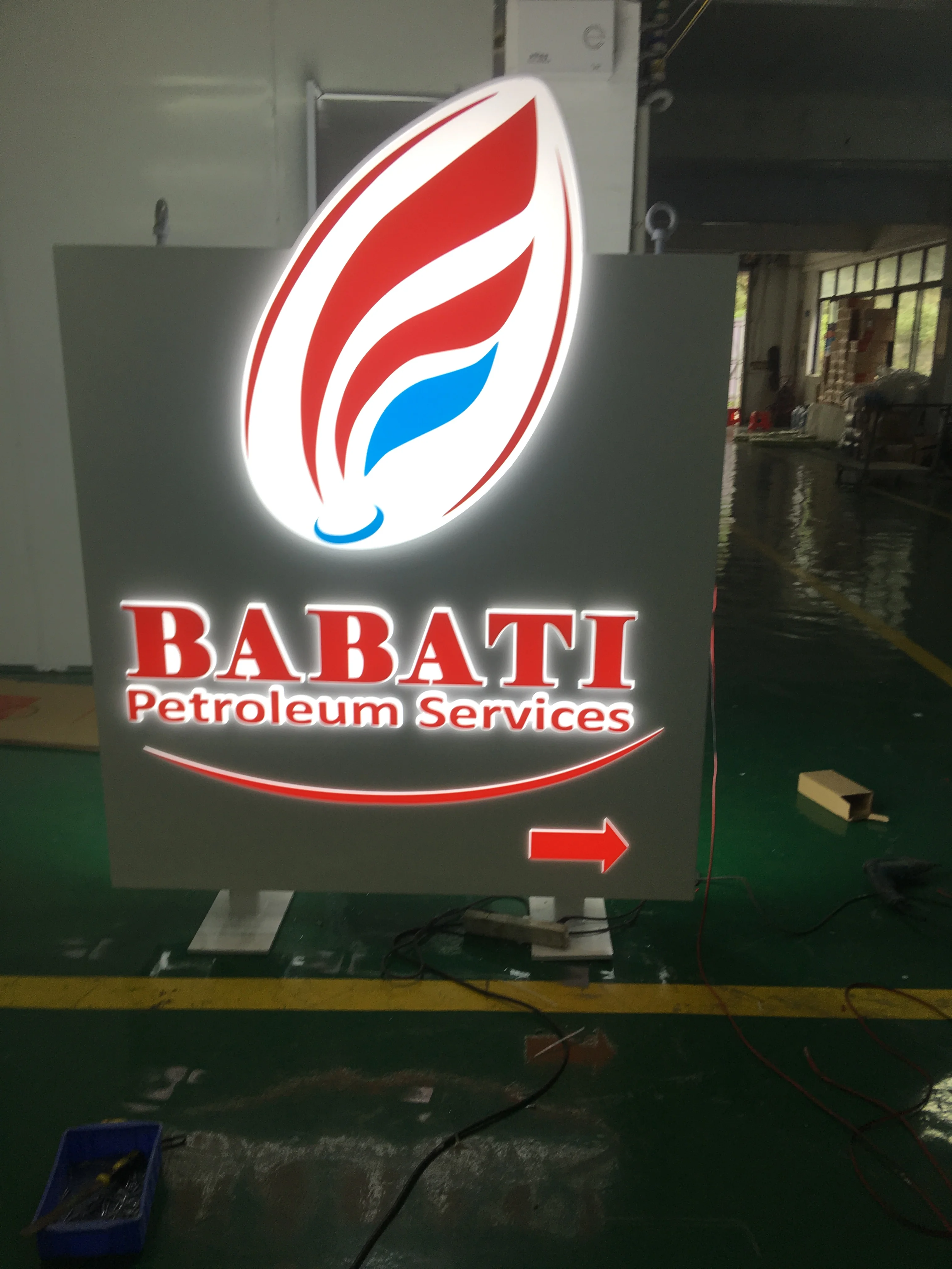 ガソリンスタンド価格ボードガソリンスタンドパイロンサインLed