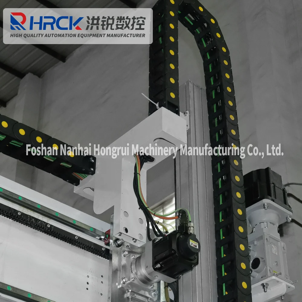 Hongrui three station gantry loader machine wood robot automated woodworking production equipment