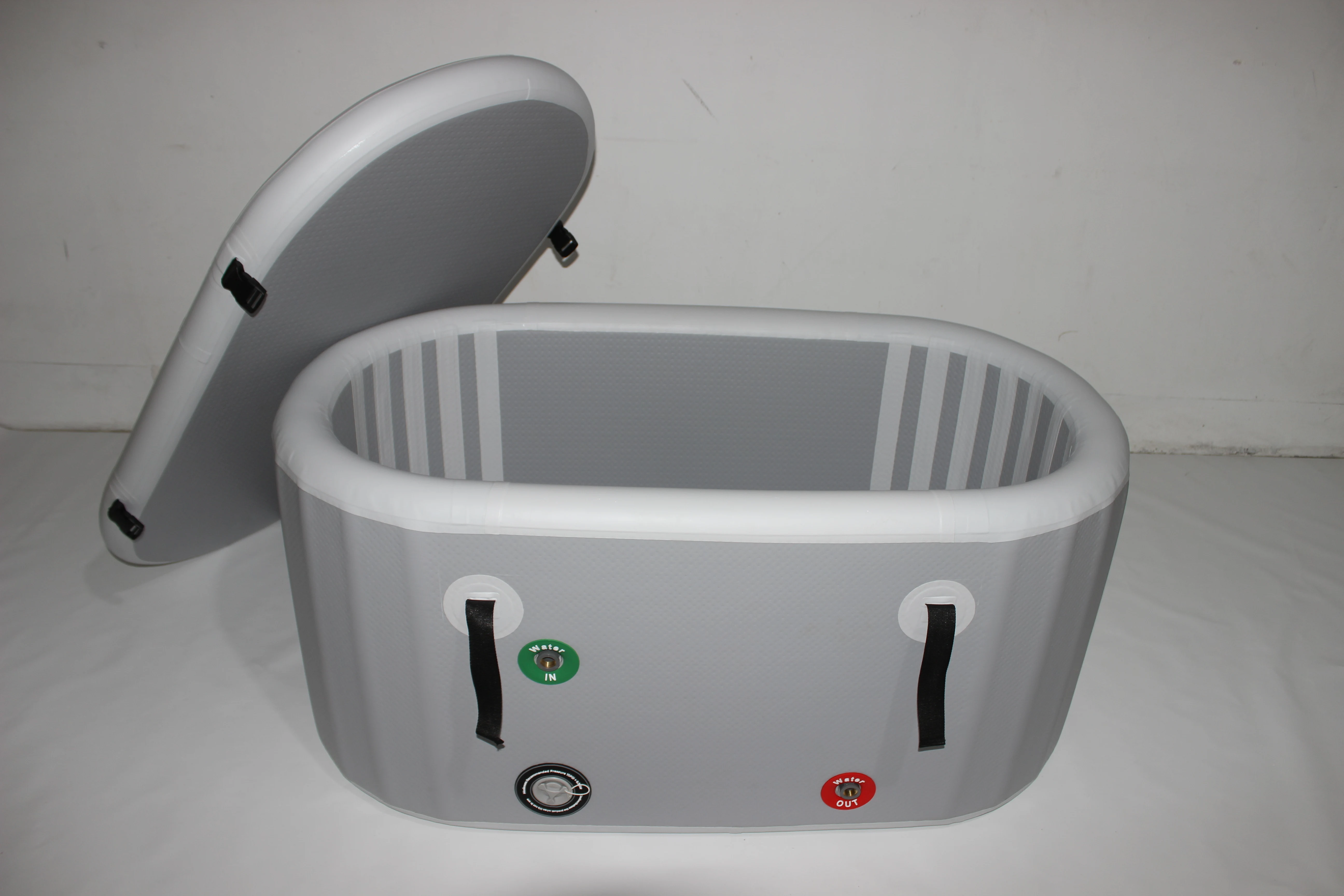 JZY SPORT Customizable Portable Inflatable Hot & Cold Spa Tub Multicolor Oval Design for Adults for Outdoor Use