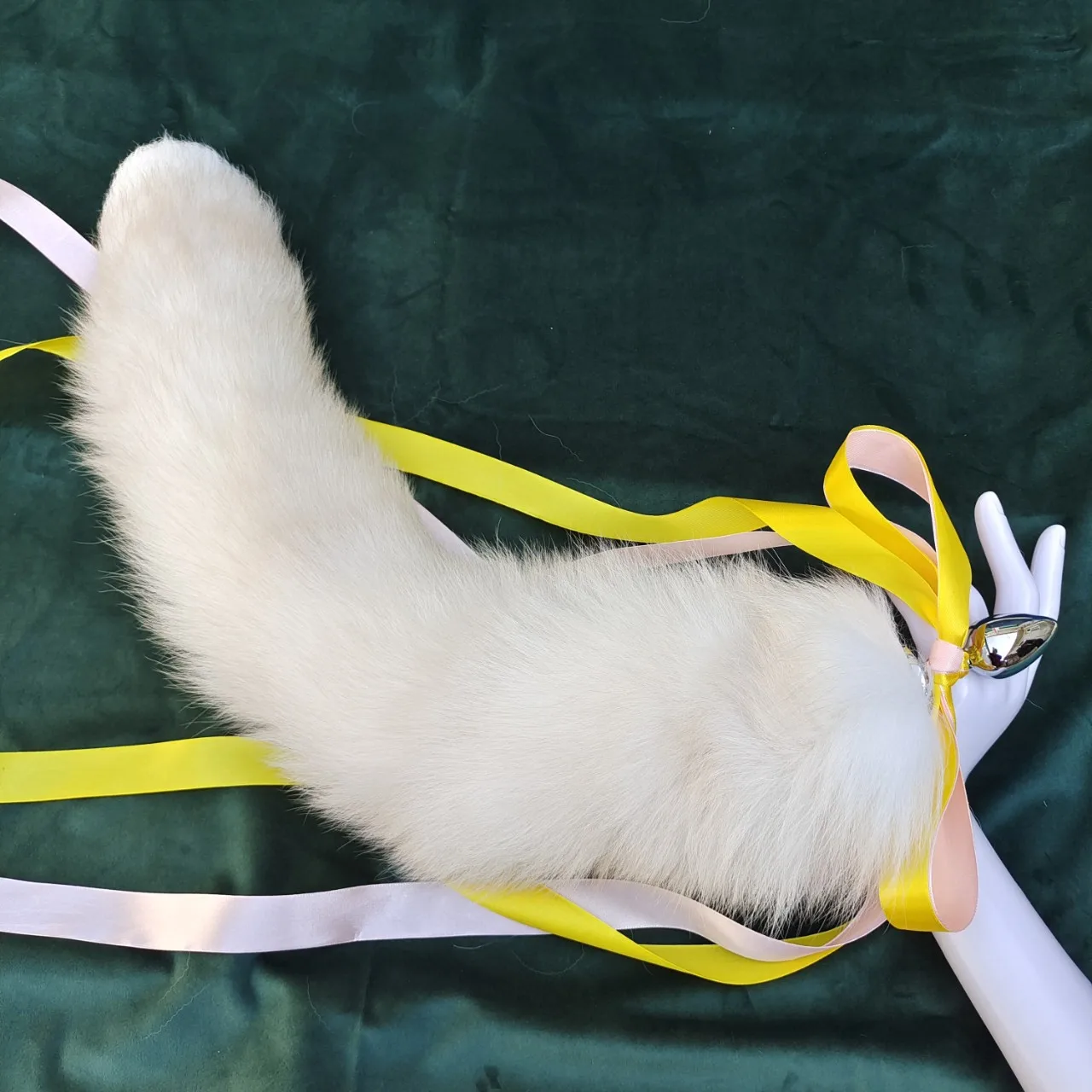 Removable Quaige Soft Fox Tail Plug Anal Metal Big Grand Butt Plugs Photo Cola De Zorro Sex Toy fox Tail Long Corazon Cola De Co