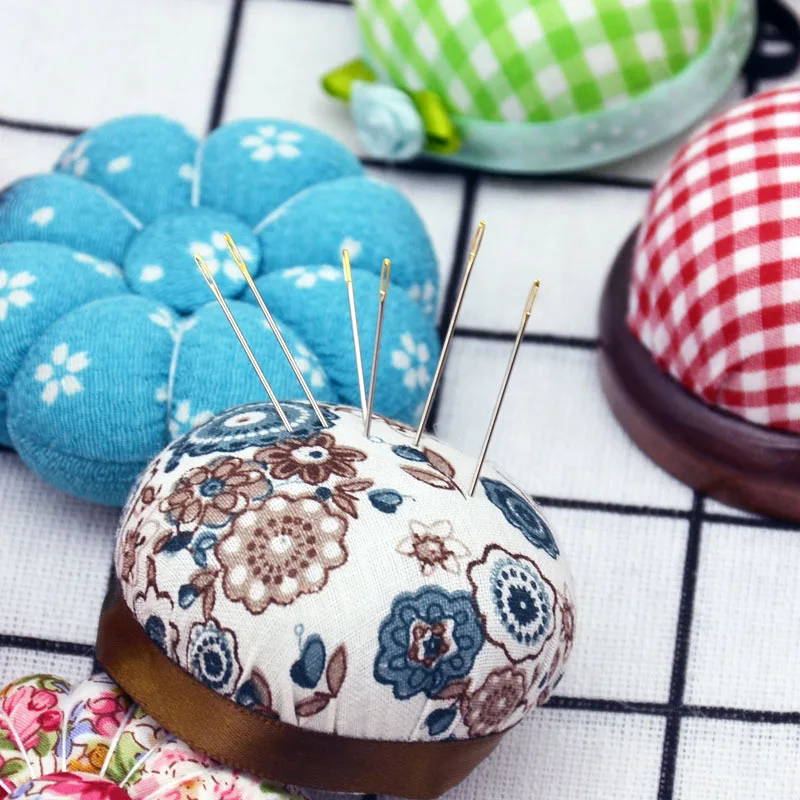 Cross stitch pin cushion DIY embroidery pin bag various styles sewing tools