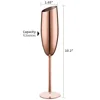 copper 240ml Champagne glass