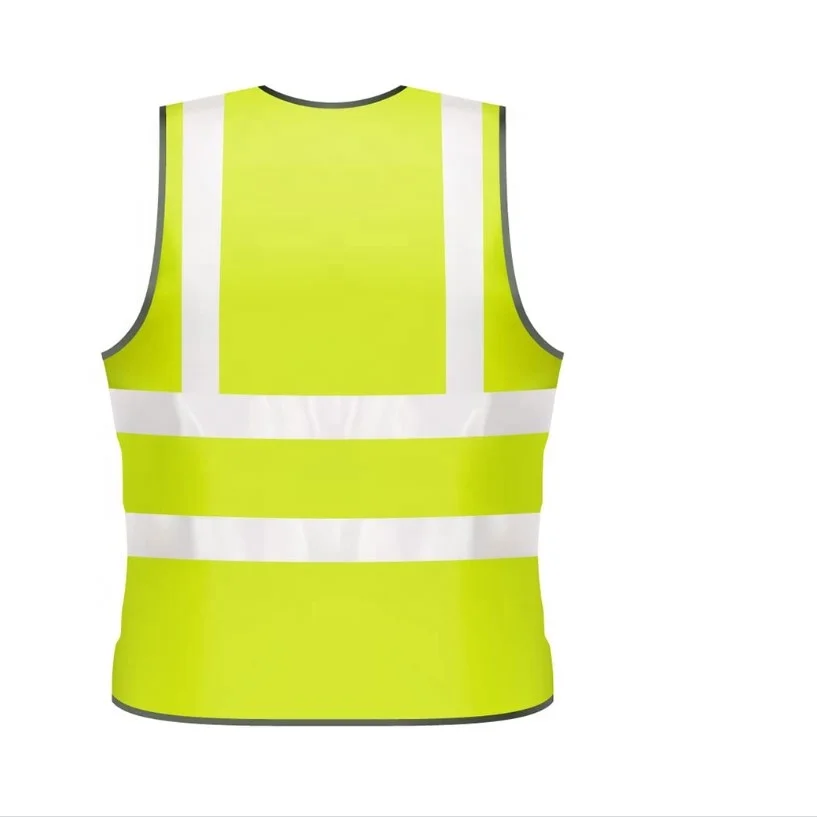 Visibility Security Safety Vest Reflective Strips Work Wear Uniforms Clothing