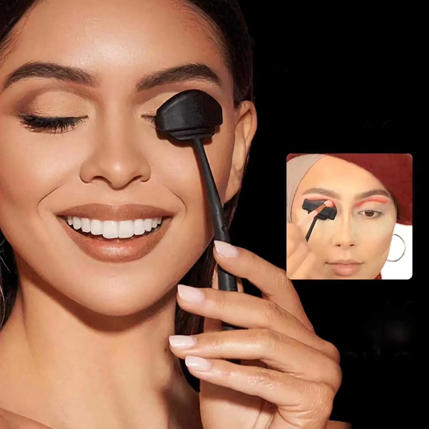 6 в 1, силиконовый аппликатор для теней для век