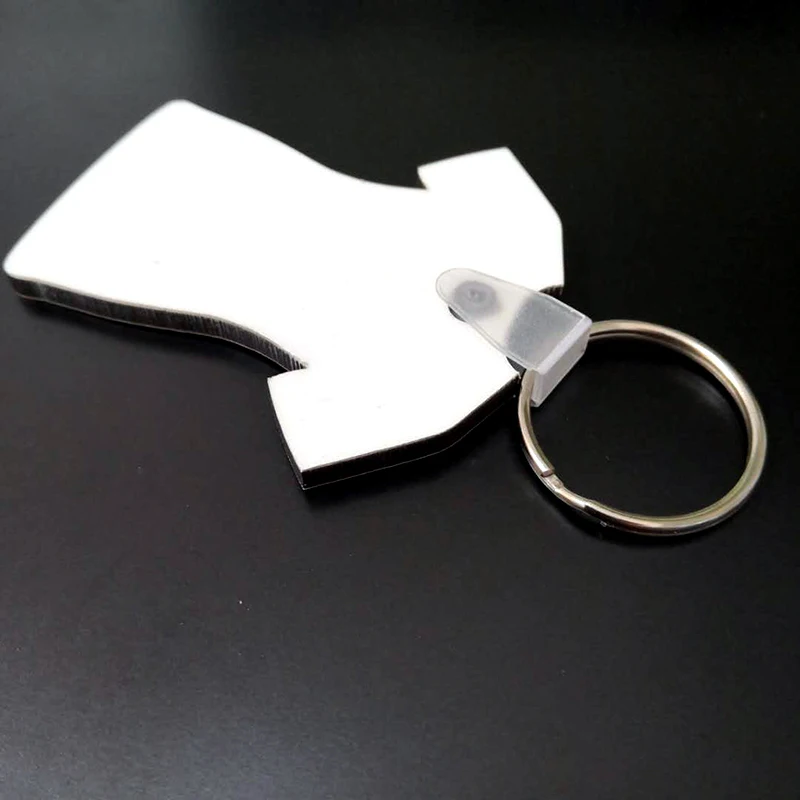 Sublimation Blank MDF Keychain Scrub Key Chain Nurse Gift Custom logo Clinic Promotion Gift