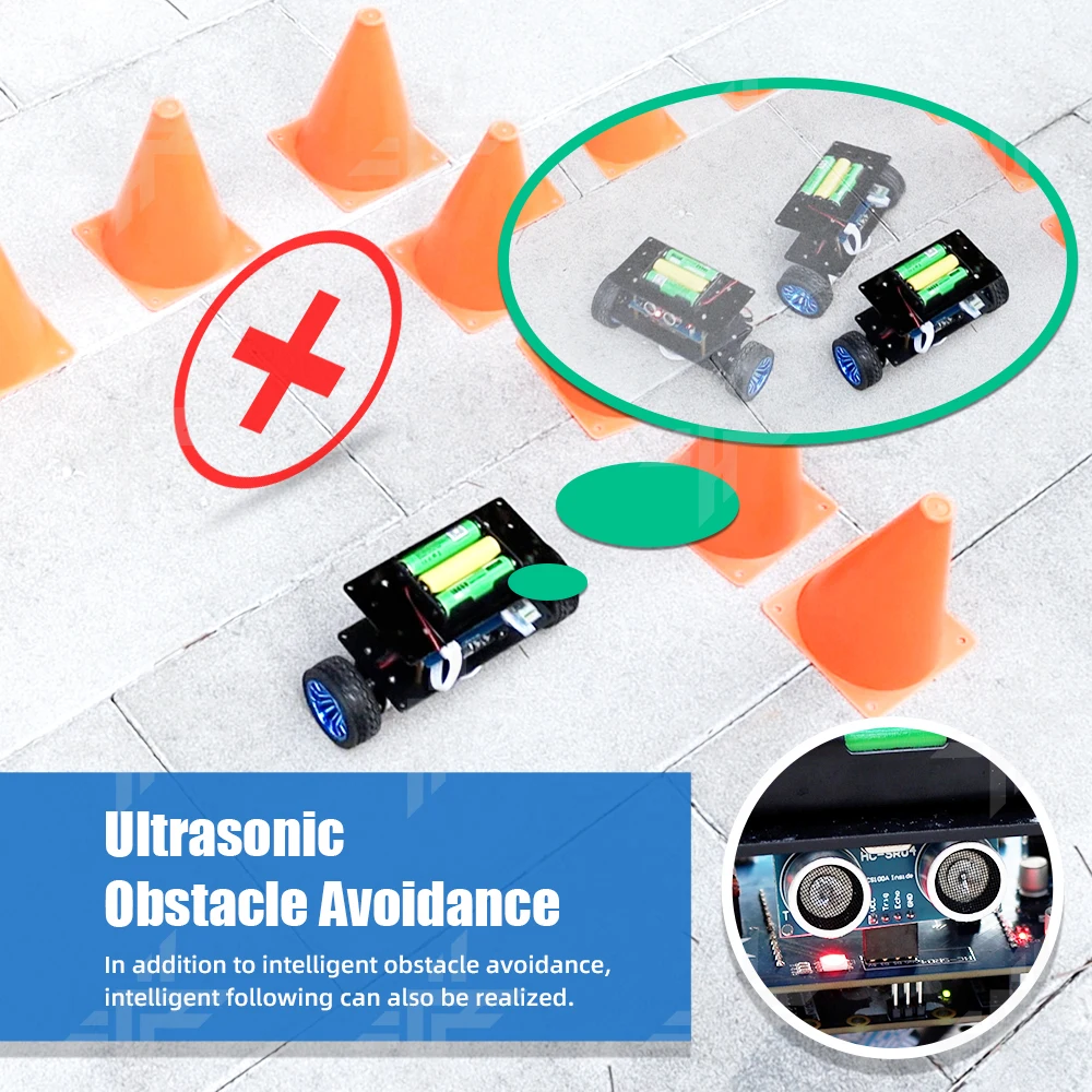 Tscinbuny New Factory Balancing Robot 2WD Open Source 328p Smart Robot Car Kit STEM Education Robot Kit