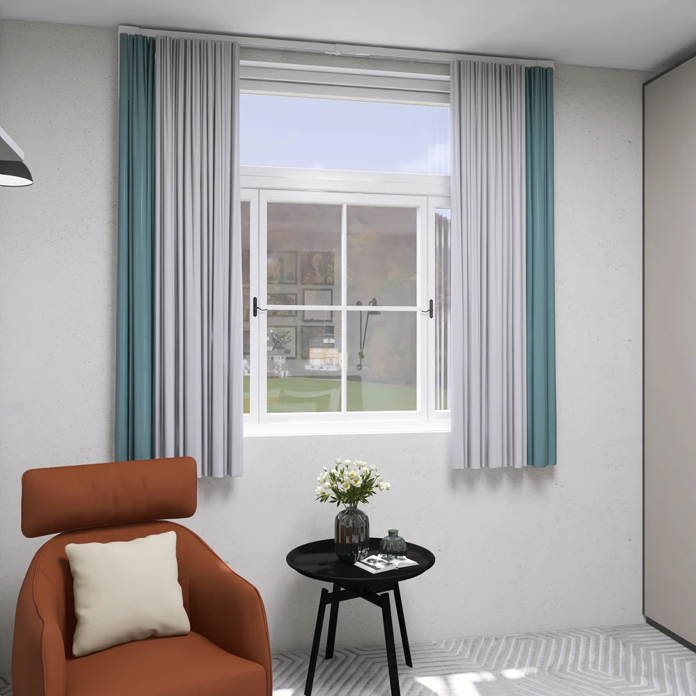 ZSHINE Motorized Curtain Rail Track High Quality Extendable Aluminum Track Remote WiFi Connectivity Home Window