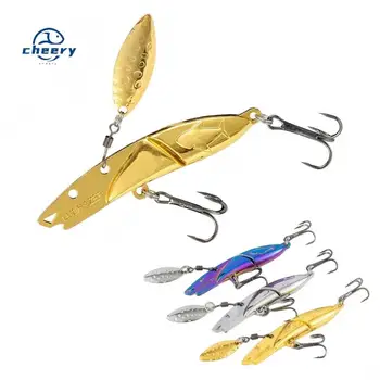 Cheery Metal Sinking Spinner Spoon Hard Bait 7g 10g 15g 20g VIB Fishing Lure Isca Artificial Bass Pike Bait – Metal Jig – view 2