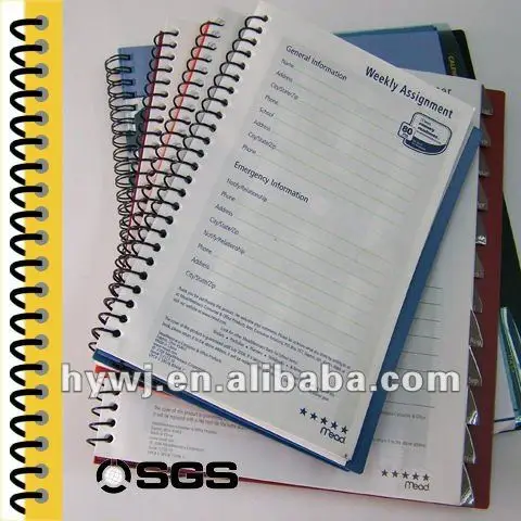 Single Loop Wire Forming Book Binding Machine Spiral Binding Machine