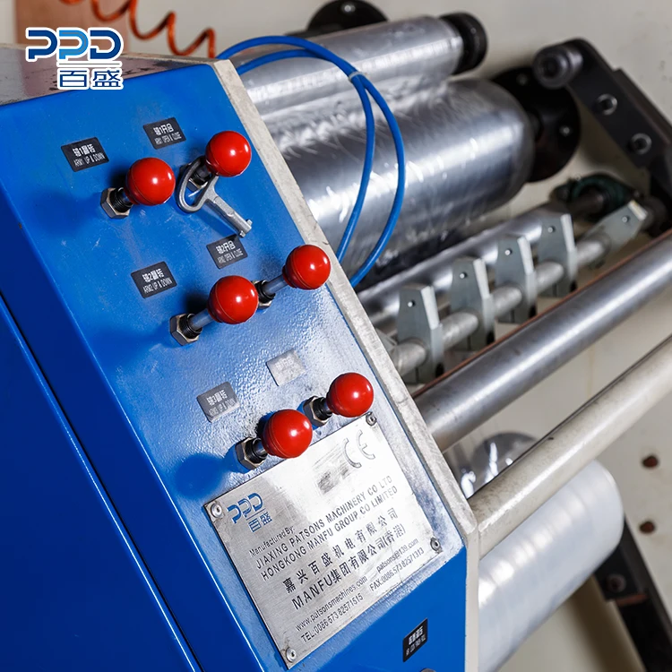 User Friendly Semi Auto Pre Stretch Film Pallet Film Rewinder