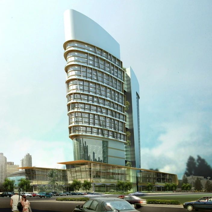 Prefabricated Multi-storey Light Steel Structure Frame Commercial High Rise Residential House Apartment Building
