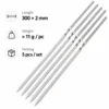 Silver (Pack of 5) 30CM