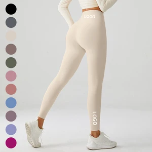 Factory Sale Buttery Soft Knitted Butt Lifting Scrunch Seamed Gym Yoga Leggings