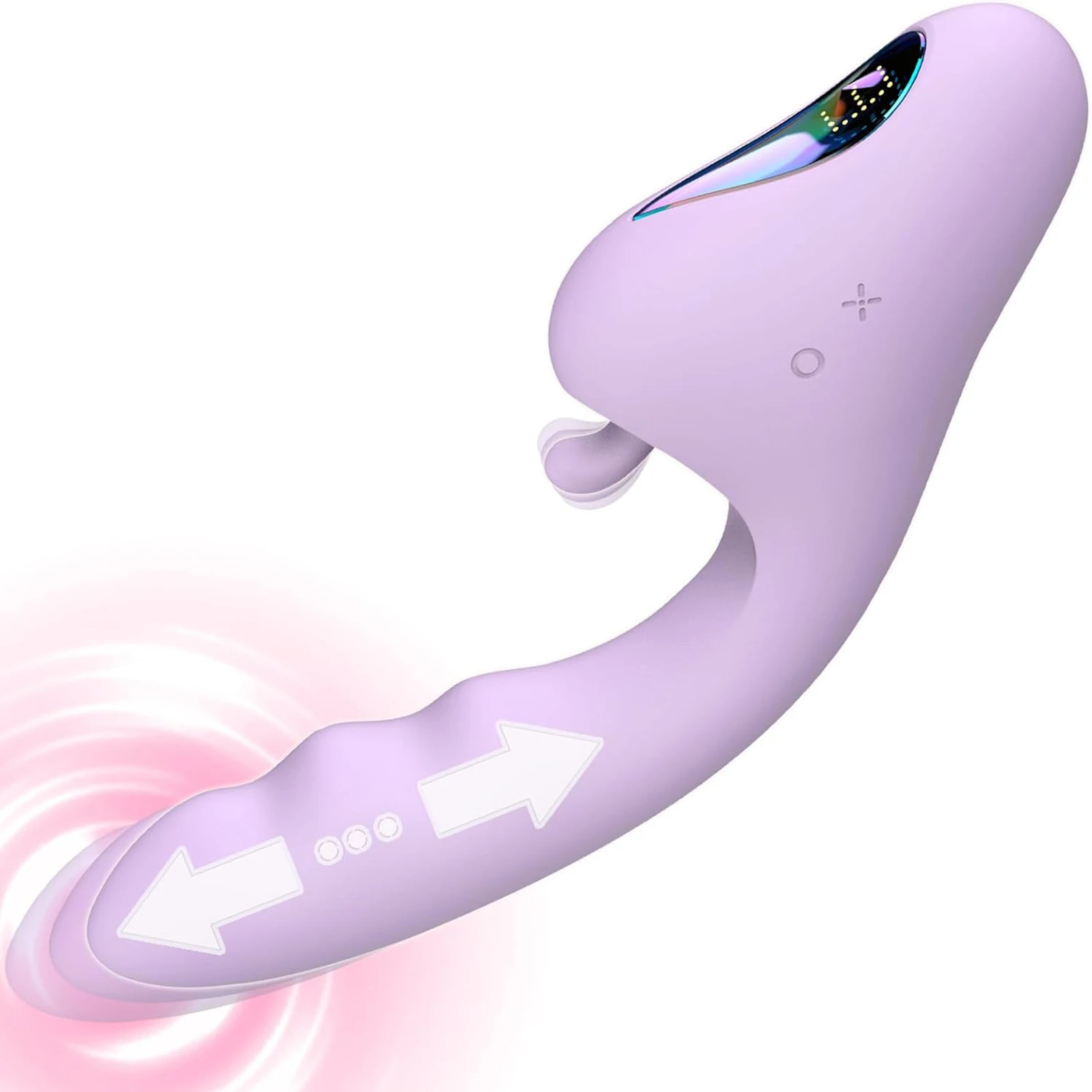 Vibrator Thrusting Dildo with LCD Display,Sex Toy G Spot Clitoral Vibrators, Rabbit Vibrator Adult Sex Toys for Women Couple