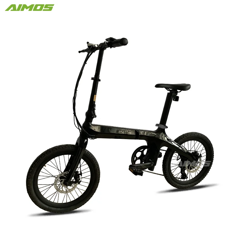 carbon fibre electric folding bike