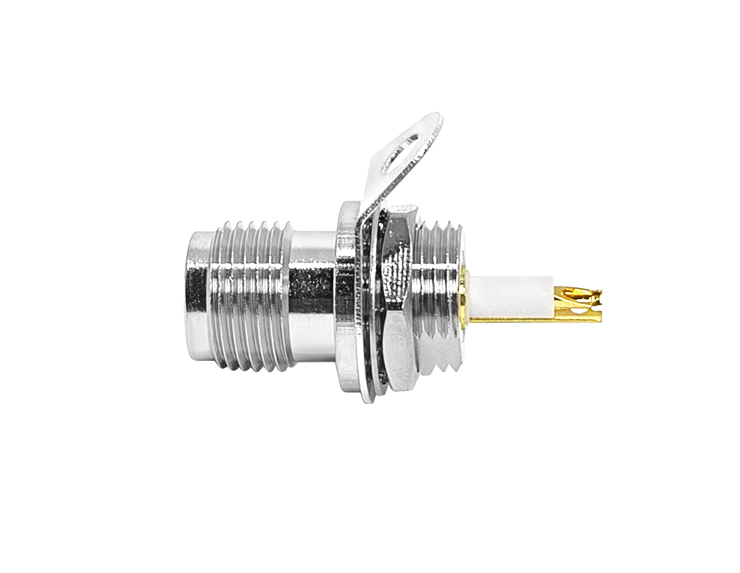 Ortofon Spu Connettore SO239 UHF Femmina Per Montaggio A Pannello - Presa Per Telaio, Compatibile Con PL259, Foro Tondo Connettore Per Radioamatore PL-259 - Foto 12