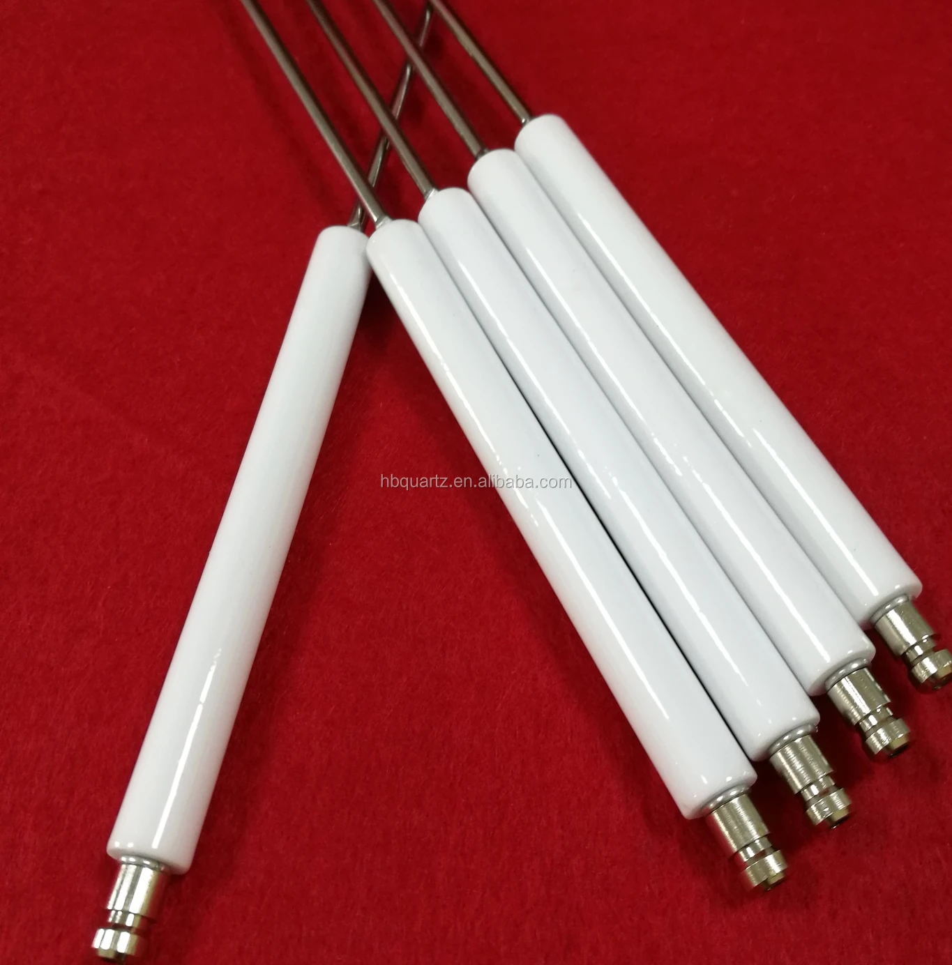 Customized 95 Al2o3 Igniter Probe Gas Burning Alumina Ceramic Spark Plug Ignition Electrode Pin 5831